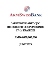 "ARMSWISSBANK" CJSC REGISTERED COUPON BONDS  17-th TRANCHE