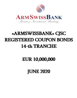 «ARMSWISSBANK» CJSC REGISTERED COUPON BONDS  14-th TRANCHE