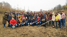 WORKS HAVE BEEN CARRIED OUT BY “ARMSWISSBANK” CJSC FOR THE ESTABLISHMENT OF THE ORCHARD NEAR THE SECONDARY SCHOOL OF SEVKAR COMMUNITY IN TAVUSH REGION