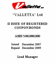 BONDS OF “VALLETTA” LTD (II ISSUE)