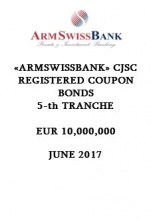 «ARMSWISSBANK» CJSC REGISTERED COUPON BONDS  5-th TRANCHE